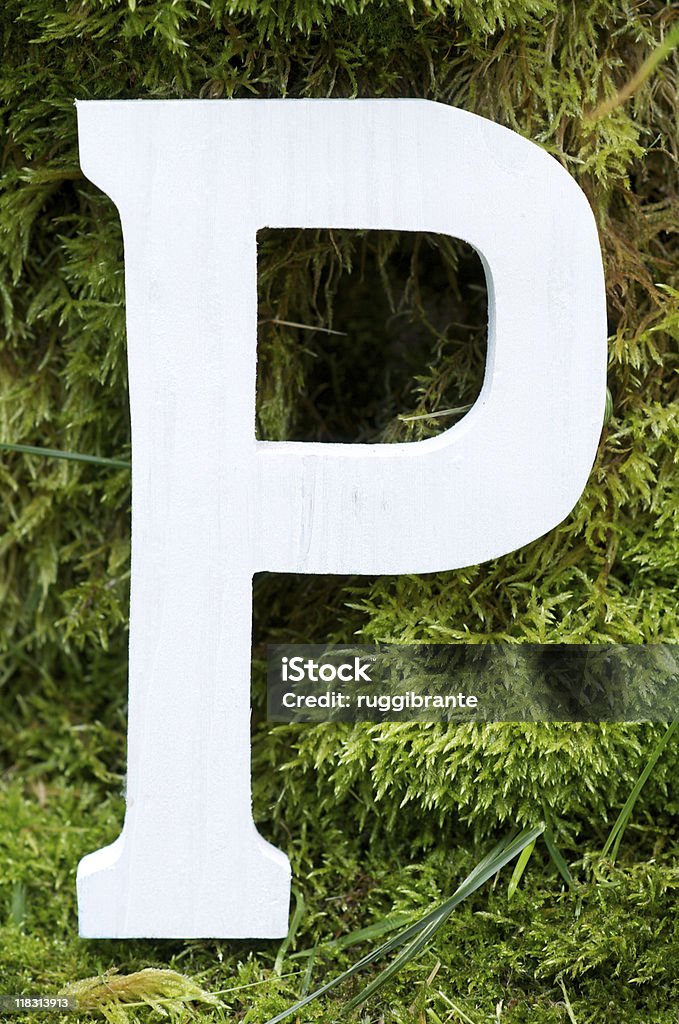 Lettera P - Foto stock royalty-free di Alfabeto