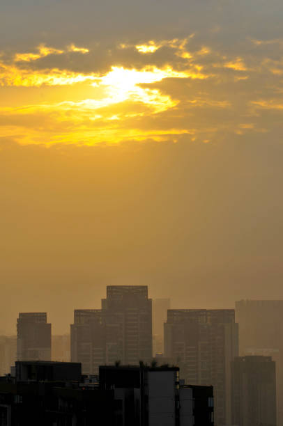 istock City skyline in sunrise,Chengdu,China 1183139342