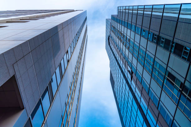 istock Low Angle View Of Modern Buildings Against Sky 1183142850