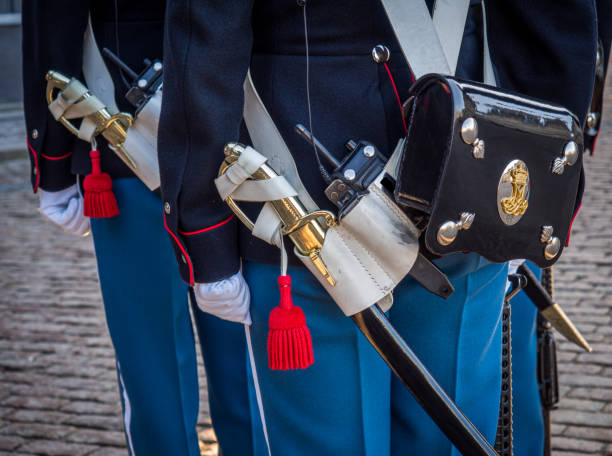 istock Royal guards at Amalienborg Palace, Copenhagen, Denmark 1183147565
