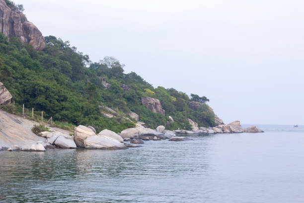 istock The rocky mountains adjacent to the sea 1183148855