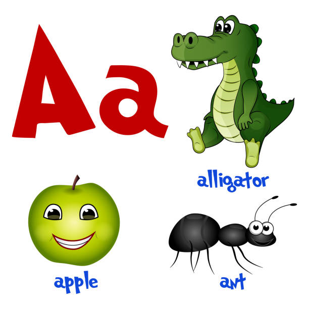 30+ Happy Ant Cartoon With Apple Illustrations, Royalty-Free Vector ...