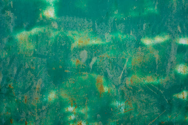 istock Green iron rusty painted background grunge 1183150660