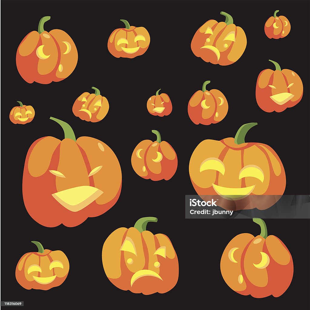 Pumpkins  Anger stock vector