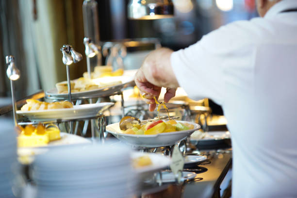 istock Breakfast buffet For the party or Conference in the hotel. 1183161185