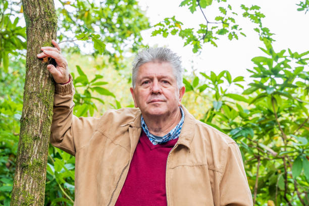 istock Active senior man in countryside portrait 1183161342