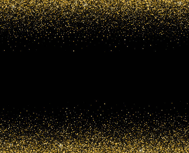 goldenes licht funkelt sternglanz. vektor funkelt. - star trail galaxy pattern star stock-grafiken, -clipart, -cartoons und -symbole