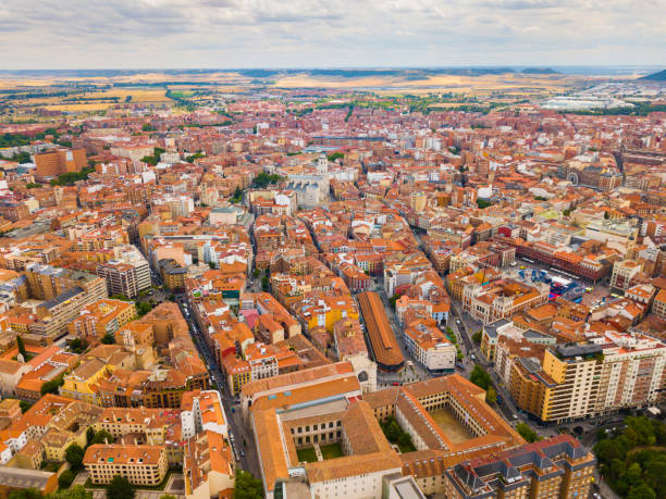 istock Center of ancient town Valladolid 1183165995
