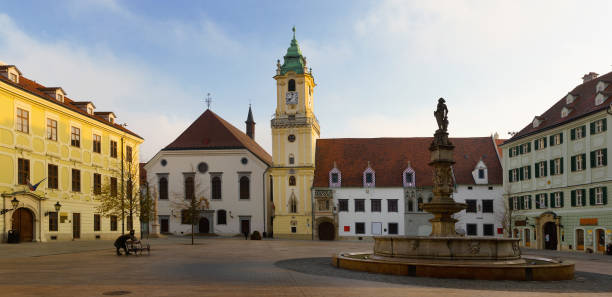 istock Main Square in Bratislava historic city center 1183170419