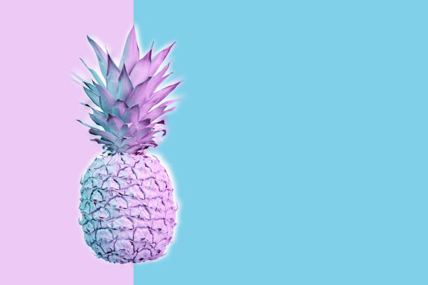 istock Contemporary art collage with pineapple. Exotic tropical fruit. Pop art. Perfect for invitations, greeting cards, posters. 1183171591