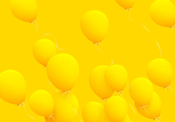 istock Festive background with helium balloons. Celebrate a birthday, Poster, banner happy anniversary. 1183178051