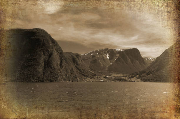 istock Scenery on the coast of fjord 1183178366