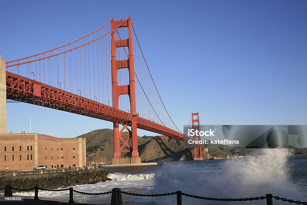 Vague Golden Gate à San Francisco, Californie,, États-Unis - Photo de Haut-lieu touristique national libre de droits