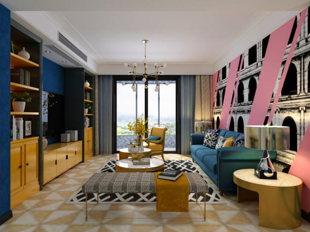 istock 3D Render of Living room 1183183395