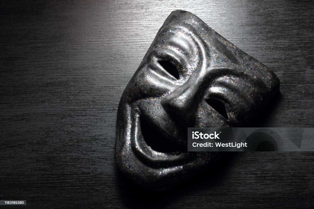 Face Mask Face Mask on Wooden Background Australia Stock Photo