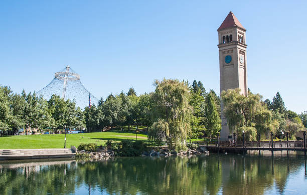 Riverside Park Riverside Park in Spokane, Washington. spokane river stock pictures, royalty-free photos & images
