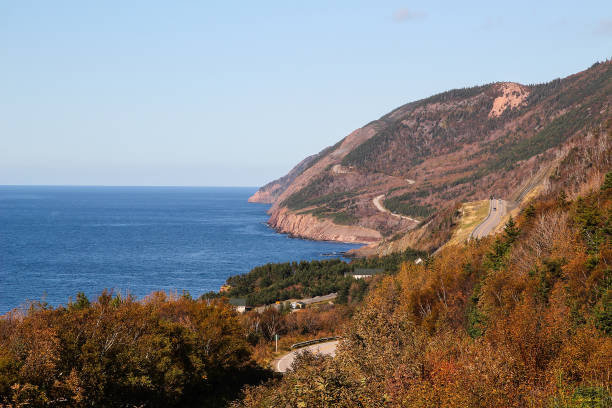 Along the Cabot Trail in Cape Breton Highlands National Park on Cape Breton Island.