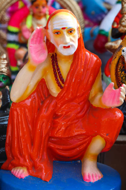 istock Indian Priest Sadhu Devotee Saint Statue Cultural Traditional 1183197026