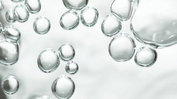 istock transparent cosmetic gas bubbles in low angle on blue background 1183206517