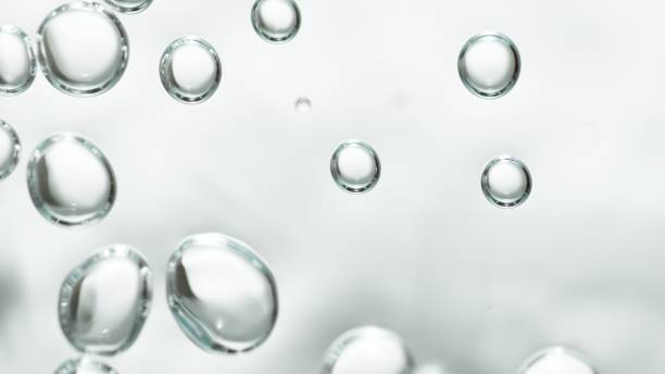 istock transparent cosmetic gas bubbles in low angle on blue background 1183206566