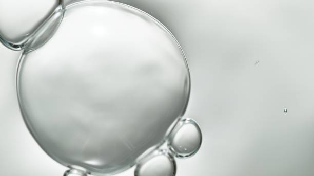 istock transparent cosmetic gas bubbles in low angle on blue background 1183206593