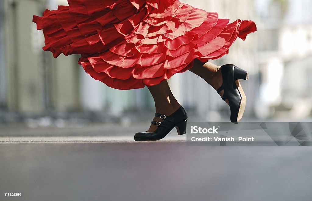 Taniec Flamenco - Zbiór zdjęć royalty-free (Tańczyć flamenco)