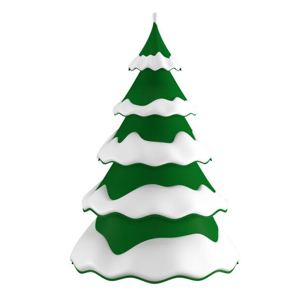 istock Christmas tree in the snow 1183213893