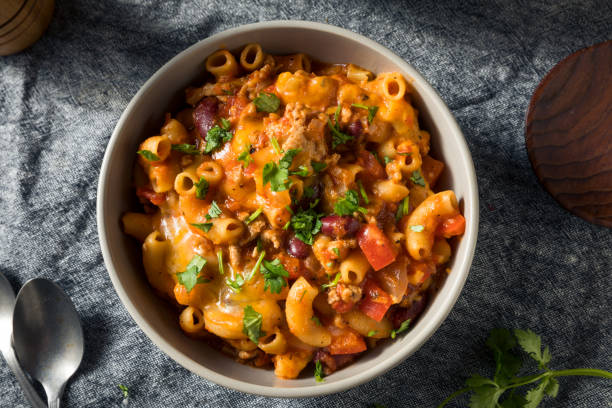 istock Homemade Chili Mac and Cheese 1183222587