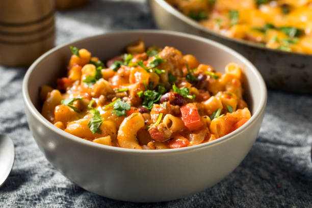 istock Homemade Chili Mac and Cheese 1183223335