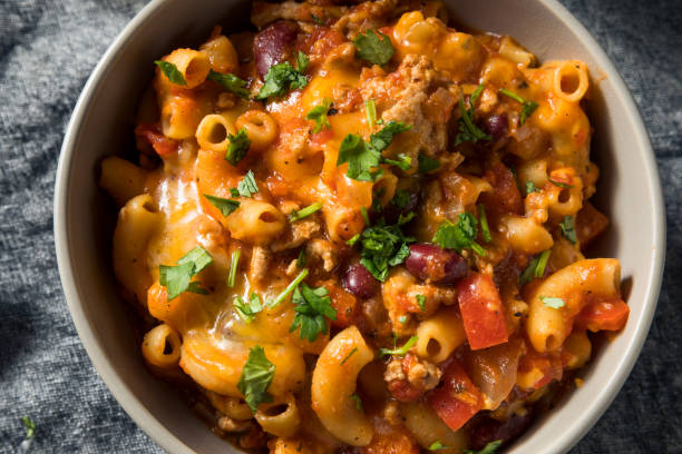 istock Homemade Chili Mac and Cheese 1183223427
