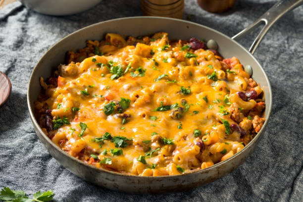 istock Homemade Chili Mac and Cheese 1183223582