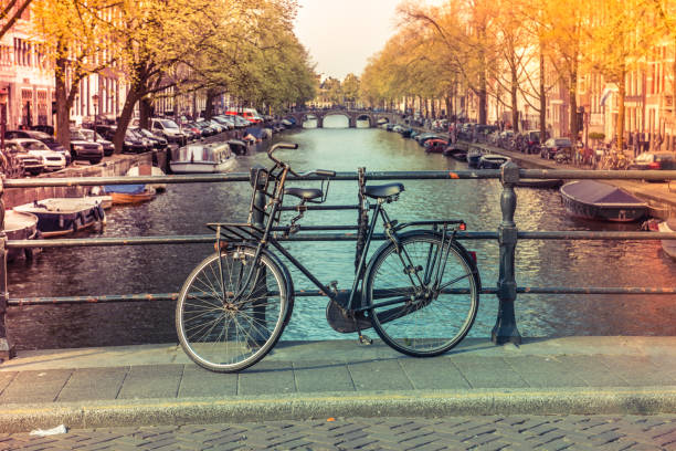 istock The Most Famous Transportation Method Of Amsterdam - Bicycle 1183223685