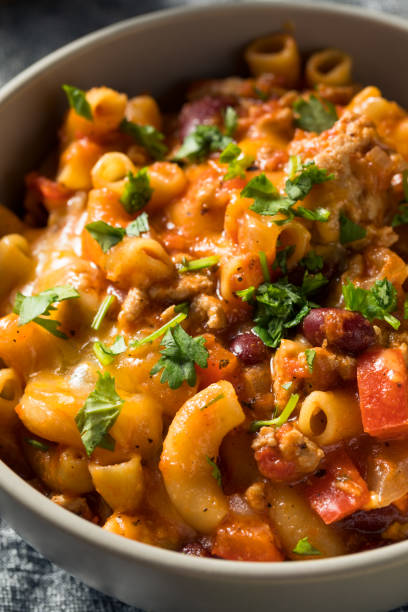 istock Homemade Chili Mac and Cheese 1183223801