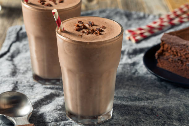 istock Homemade Chocolate Cake Milkshake 1183223995