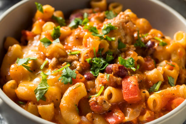 istock Homemade Chili Mac and Cheese 1183224044
