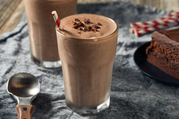 istock Homemade Chocolate Cake Milkshake 1183224705