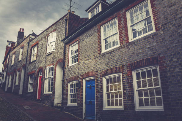 istock Downhill Street In Lewes, UK 1183224761