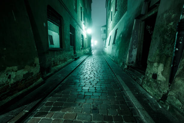 Old City at Night, Warsaw, Poland