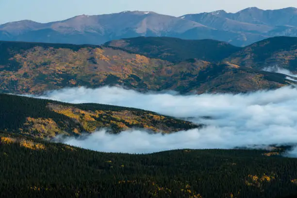 Photo of Fog Inversion on Mount Evans - Colorado