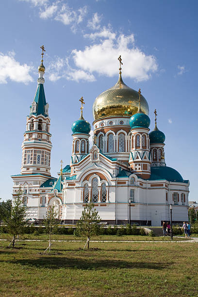 istock Dormition Cathedral in Omsk, Russia 118325111