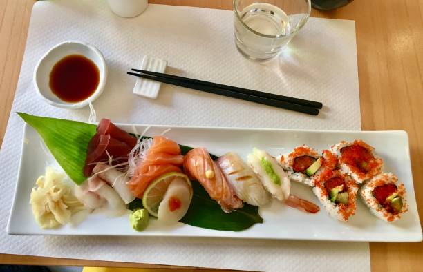 istock Japanish food tray 1183252224