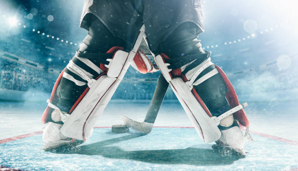 istock Ice hockey player in action 1183254501