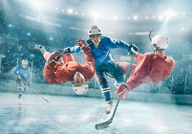 istock Ice hockey player in action 1183254510