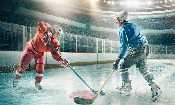 istock Ice hockey player in action 1183254530