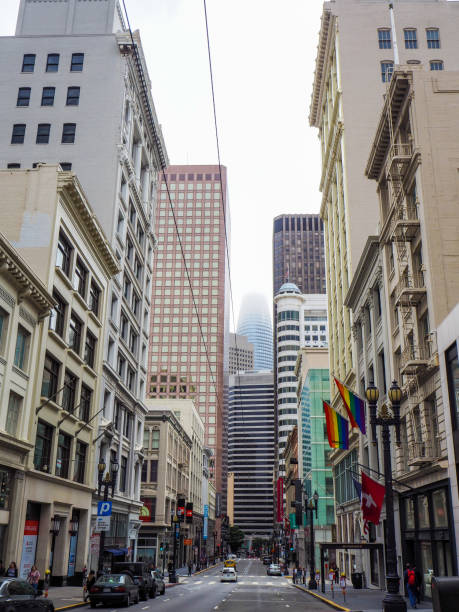 Streets of Mission district of San Francisco, California