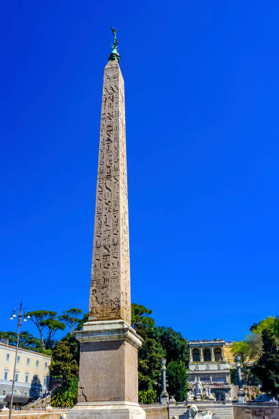 istock Ancient Egyptian Obelisk Piazza Popolo Rome Italy 1183257490