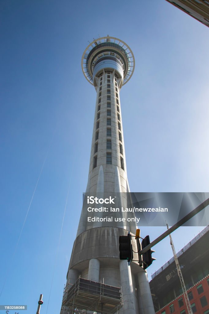 Auckland Skycity Convention Centre Fire Stock Photo - Download Image
