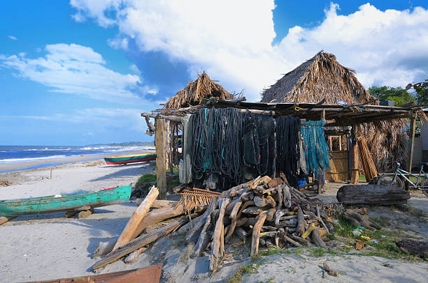 istock Fishing Nets in Honduras 118325937