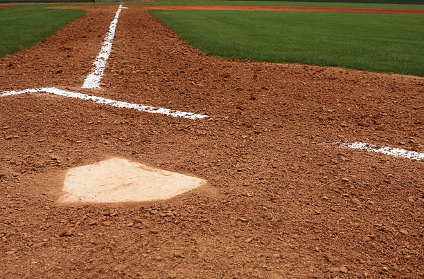 istock View of Home Plate on a Baseball Field 118325997