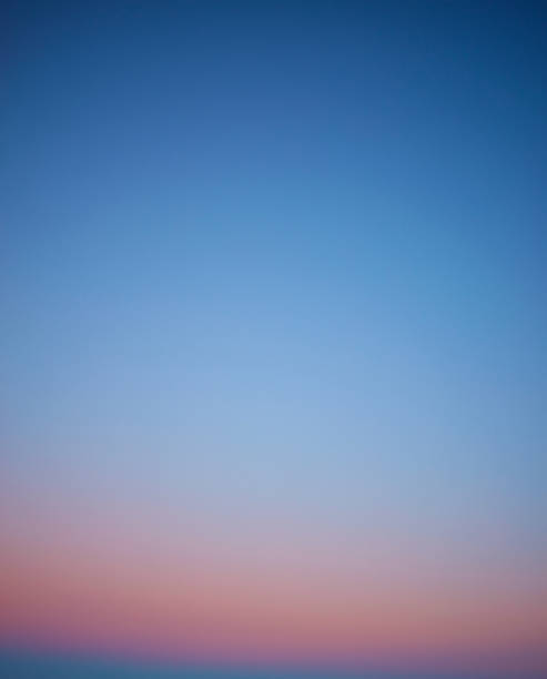 Autumnal sky with remnants of setting sun